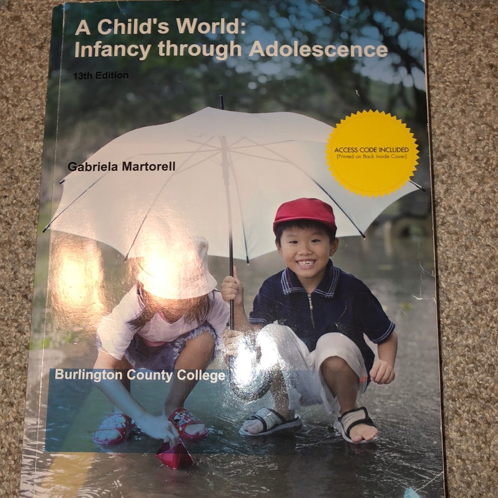 A Child's World: Infancy through Adolescence